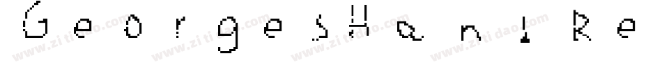GeorgesHand Regular字体转换